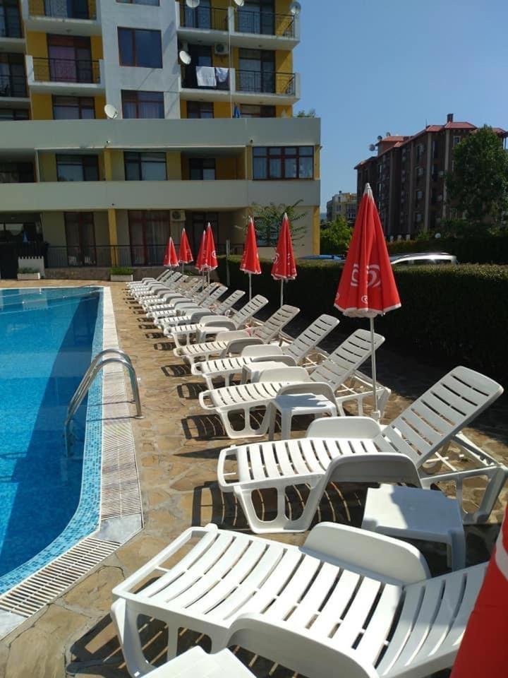 Blue Summer Sunny Beach Buitenkant foto